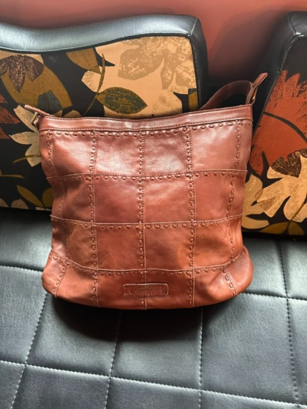 The American Leather Heritage Zip Top Bag